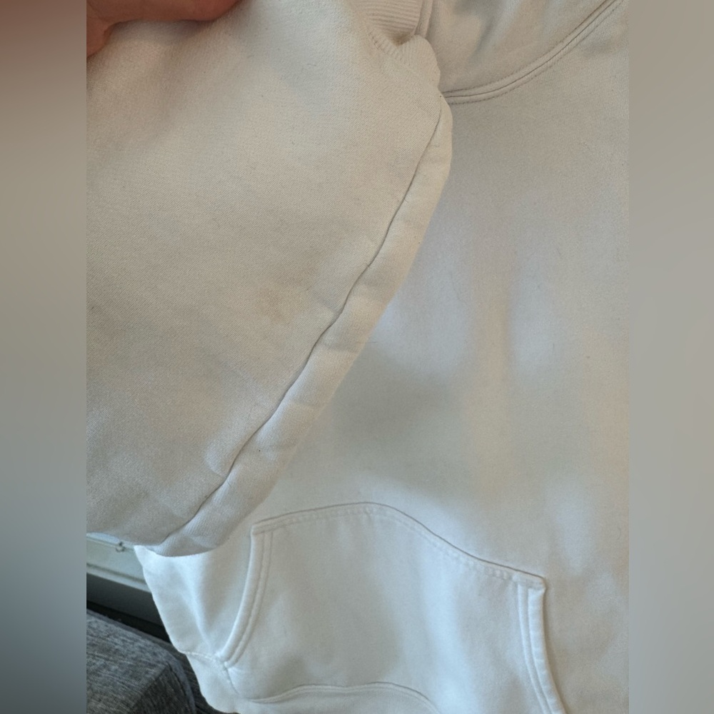 Aritzia White Women's Pullover Hoodie - Picture 8 of 13